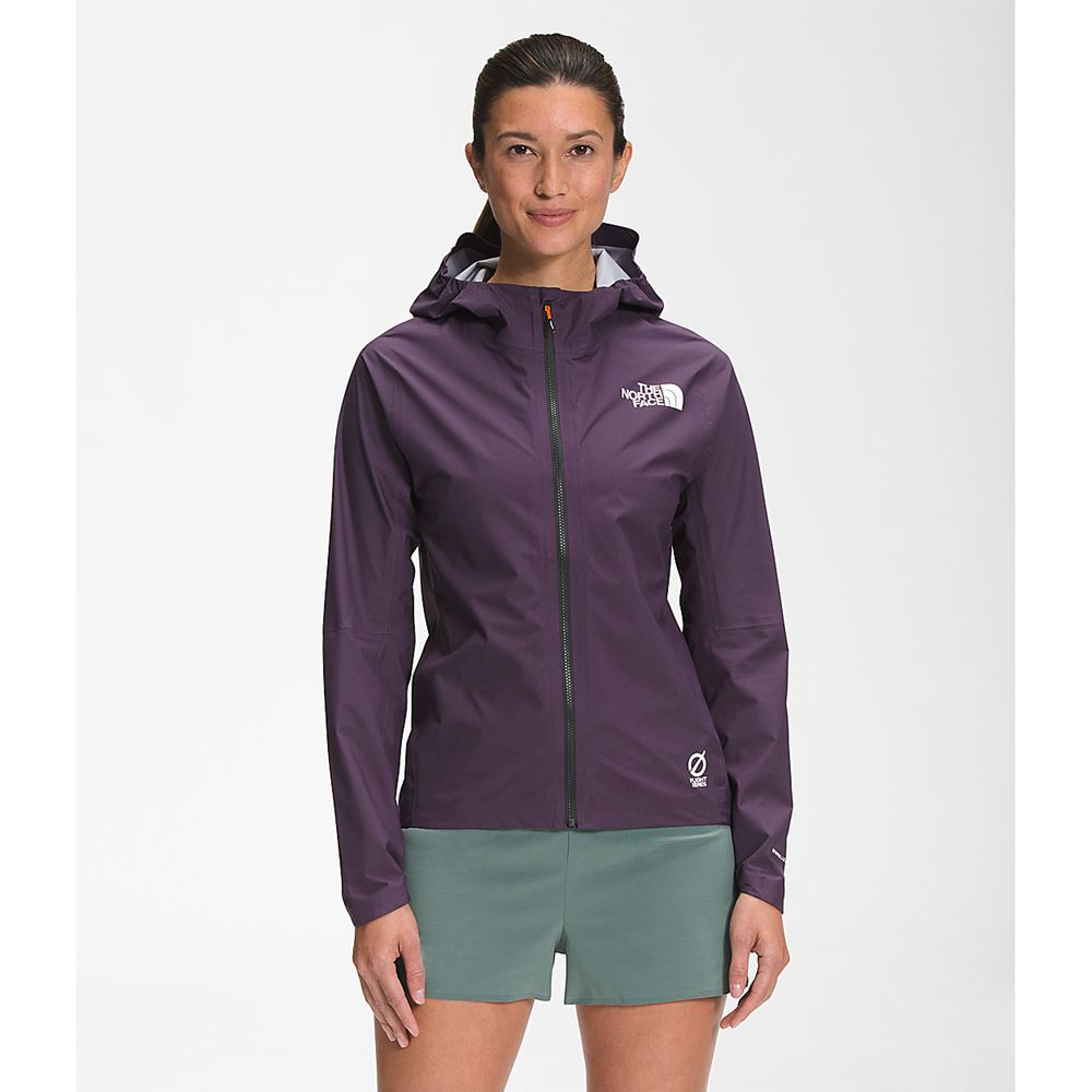 The North Face Rain Jacket Womens Australia - The North Face Flight Lightriser Futurelight™ Dark Pur